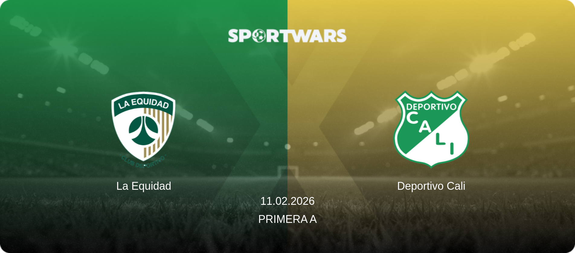 La Equidad — Deportivo Cali, 11.02.2026 — Primera A (match preview)