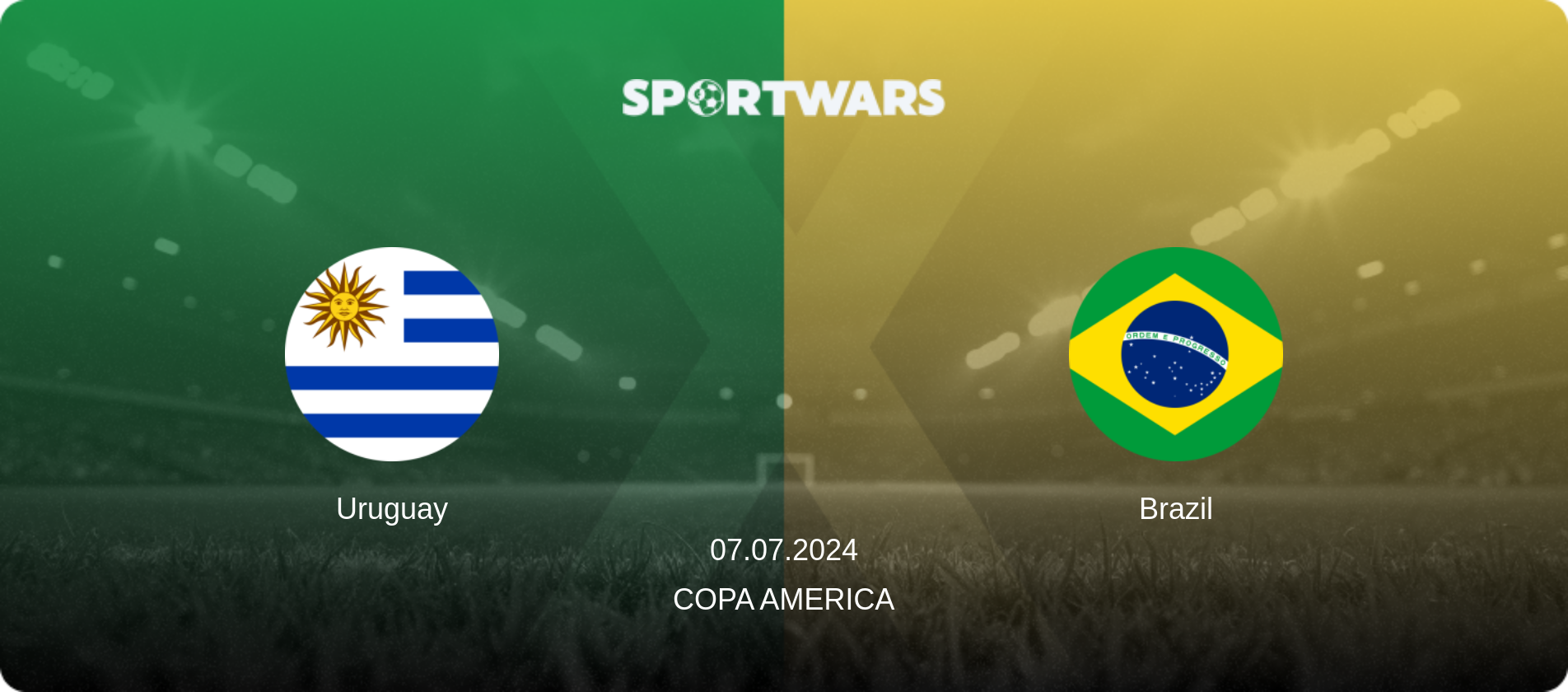 Uruguay — Brazil, 07.07.2024 — Copa America (match preview)