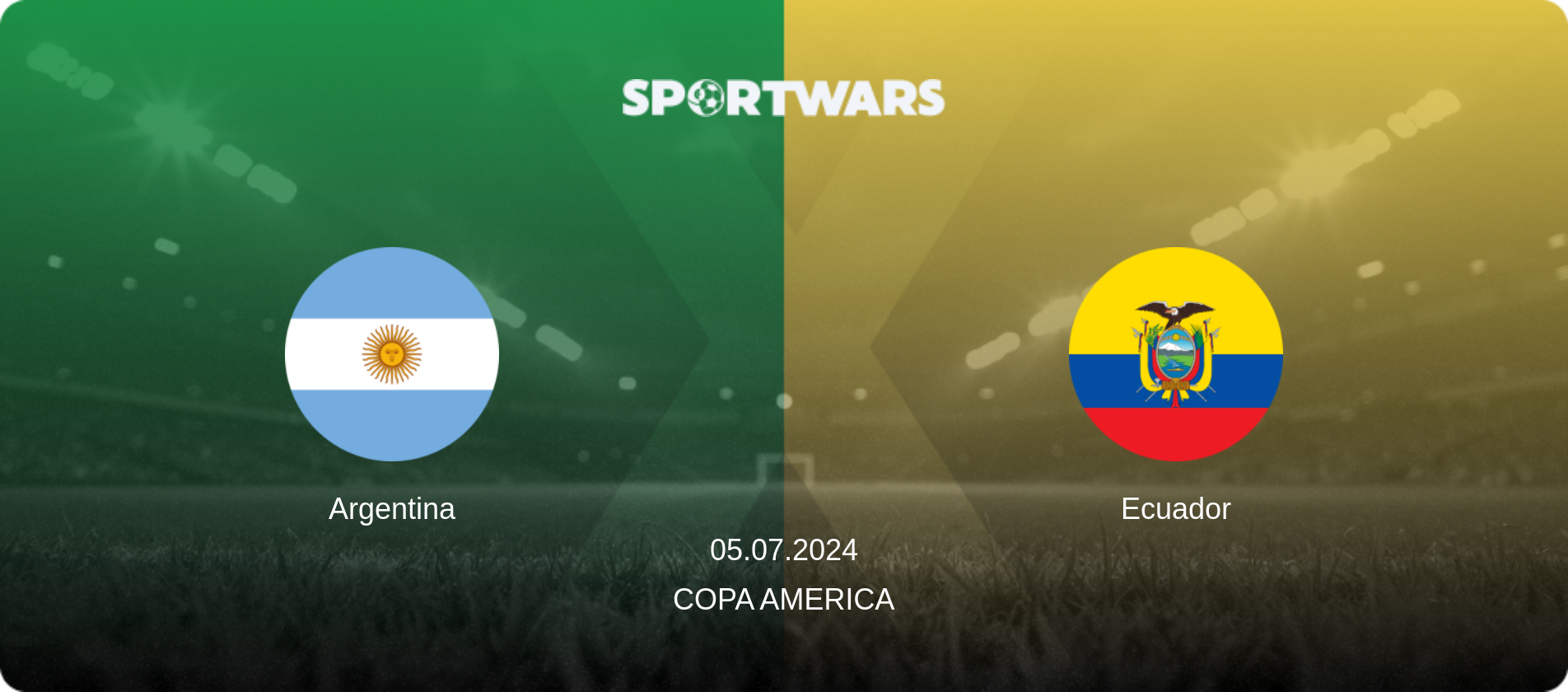 Argentina — Ecuador, 05.07.2024 — Copa America (match preview)
