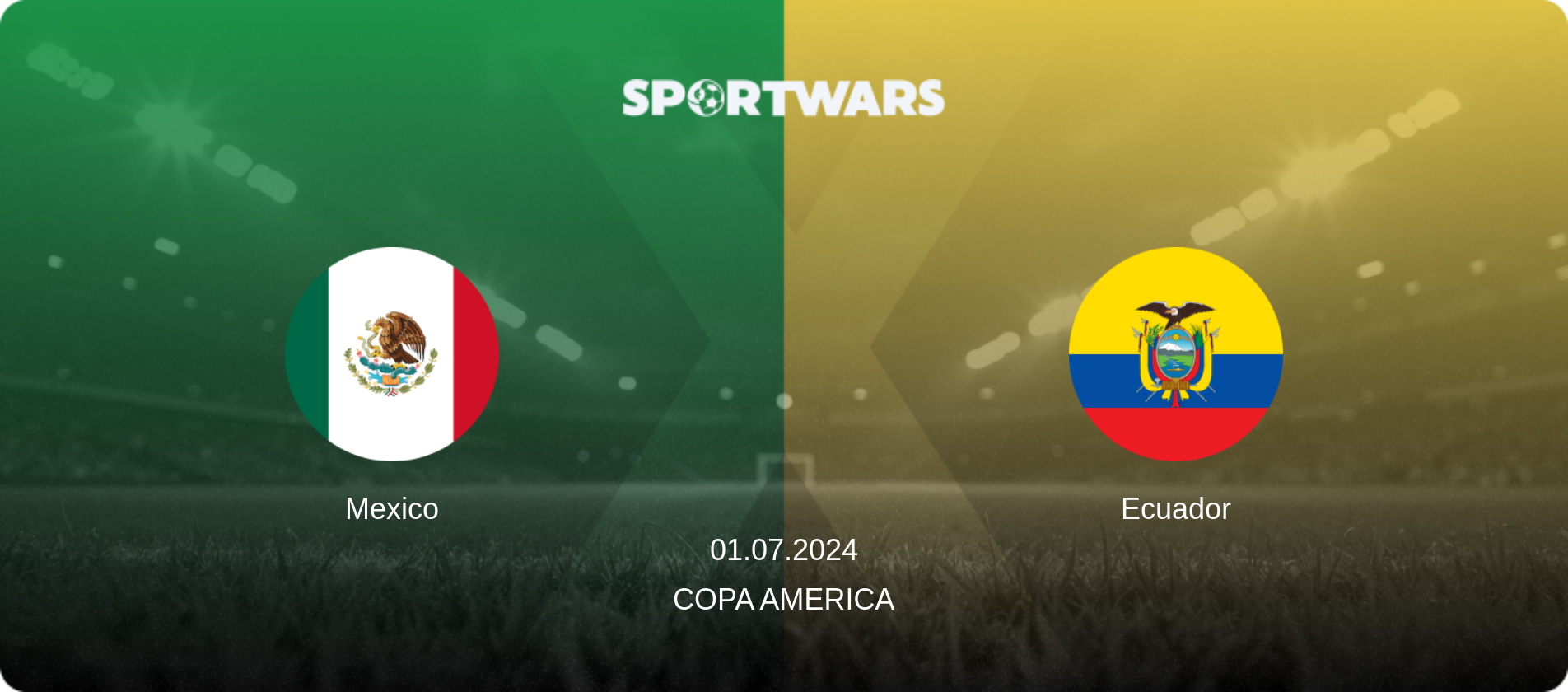 Mexico — Ecuador, 01.07.2024 — Copa America (match preview)