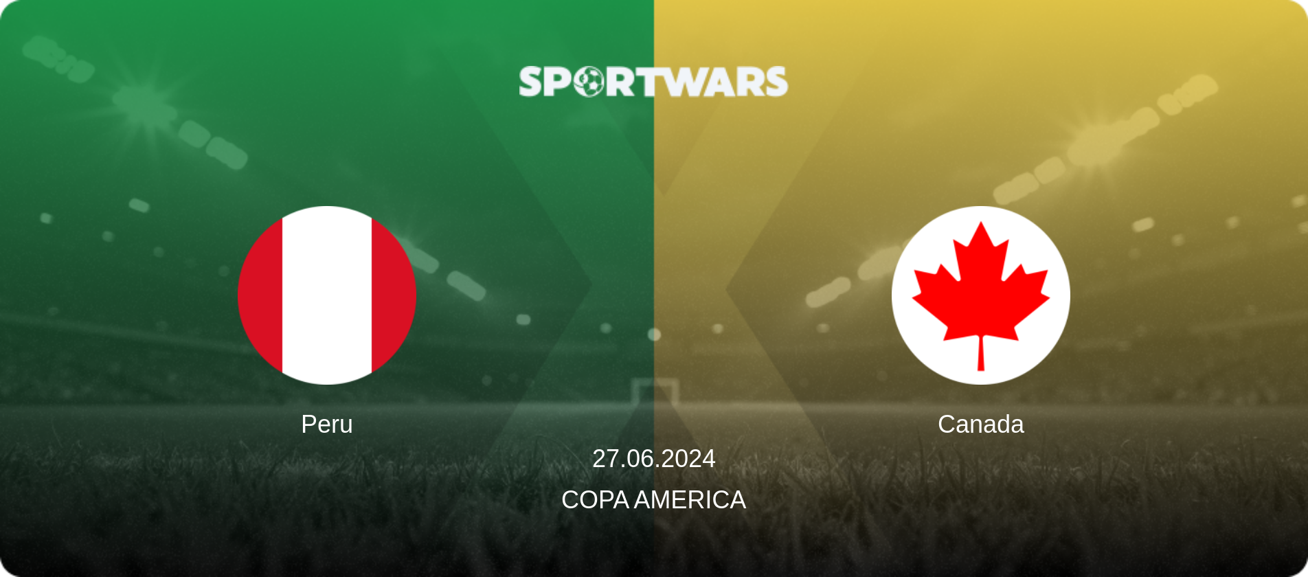 Peru — Canada, 27.06.2024 — Copa America (match preview)