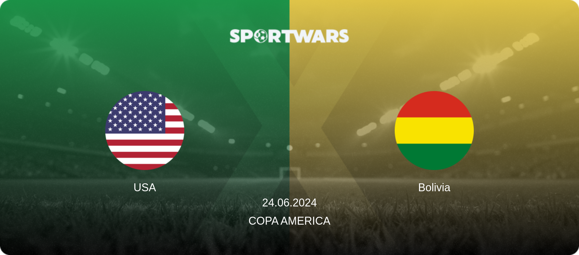 USA — Bolivia, 24.06.2024 — Copa America (match preview)