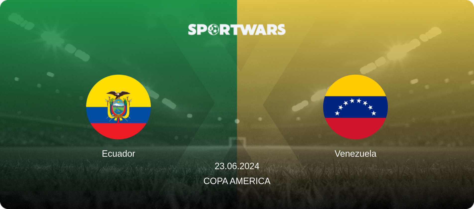 Ecuador — Venezuela, 23.06.2024 — Copa America (match preview)