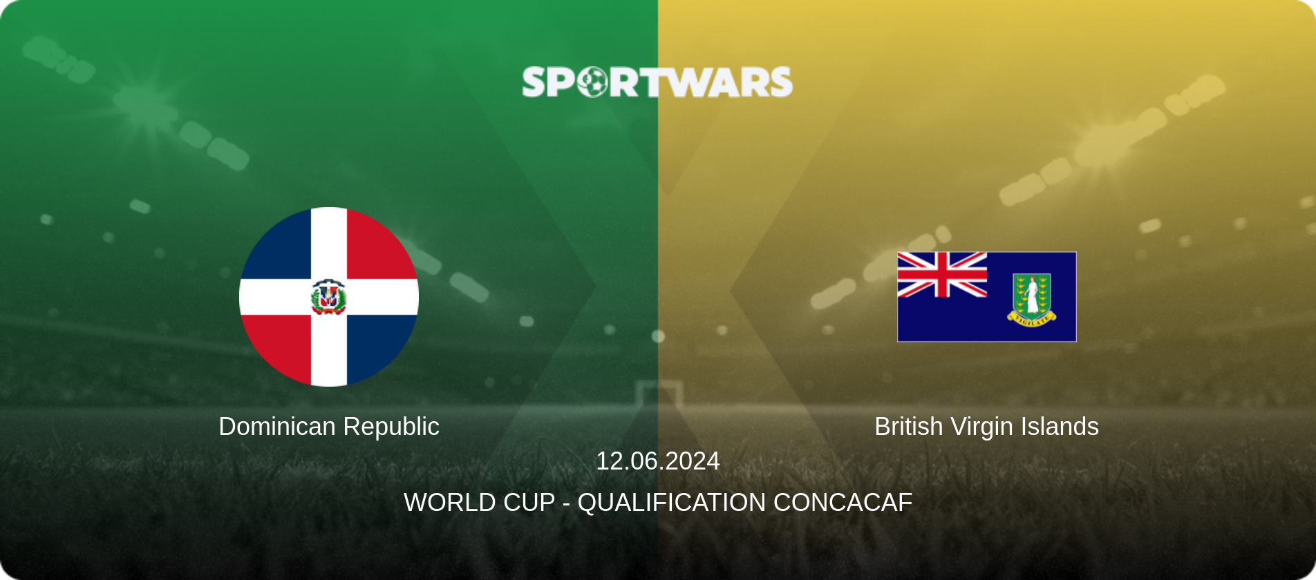 Dominican Republic — British Virgin Islands, 12.06.2024 — World Cup - Qualification CONCACAF (match preview)