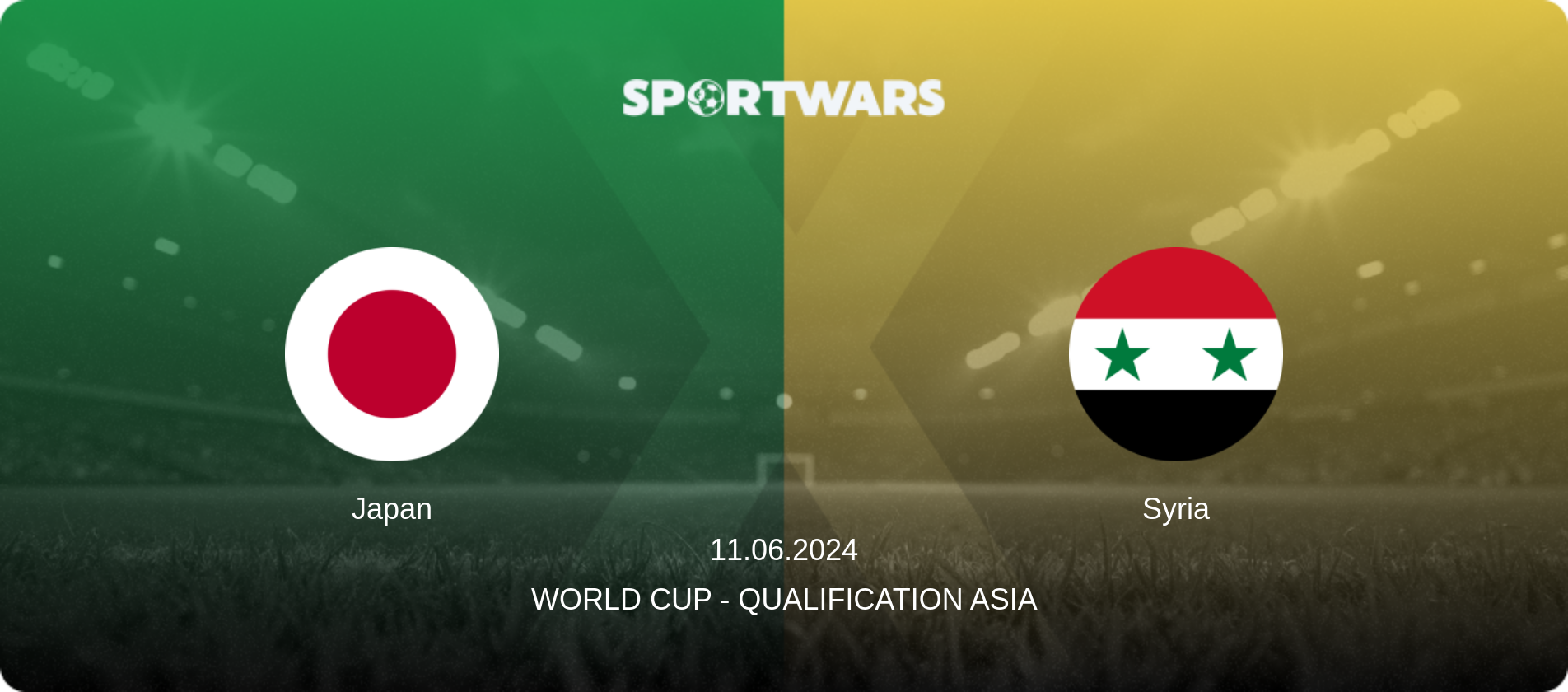 Japan — Syria, 11.06.2024 — World Cup - Qualification Asia (match preview)