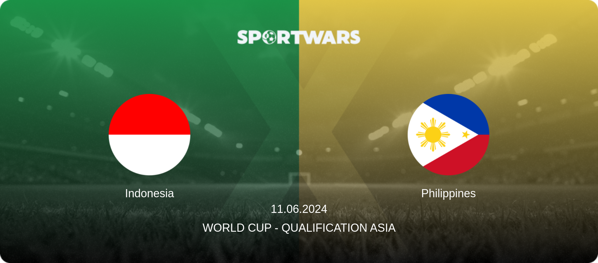 Indonesia — Philippines, 11.06.2024 — World Cup - Qualification Asia (match preview)