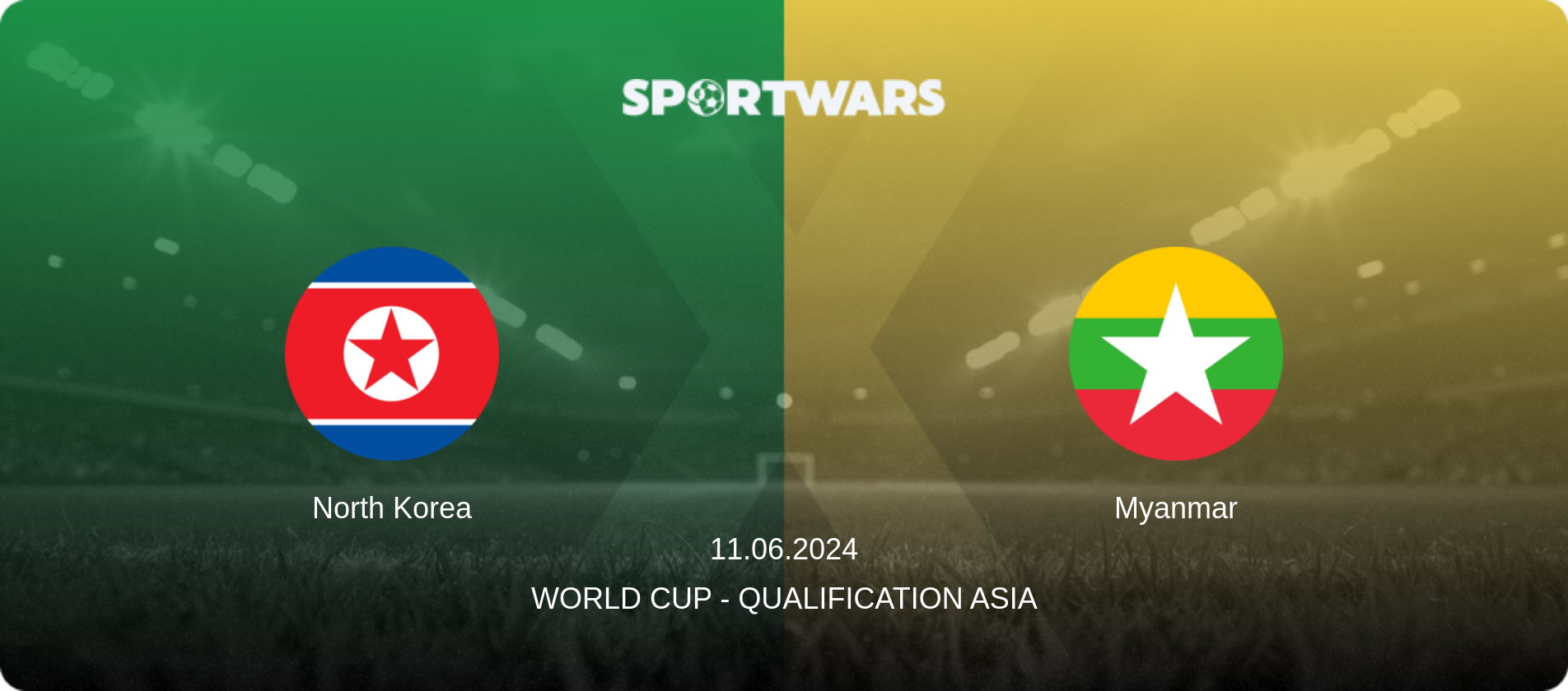 North Korea — Myanmar, 11.06.2024 — World Cup - Qualification Asia (match preview)