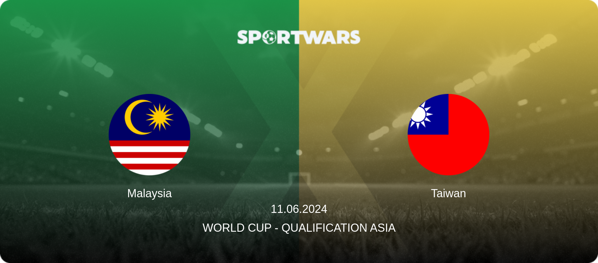 Malaysia — Taiwan, 11.06.2024 — World Cup - Qualification Asia (match preview)