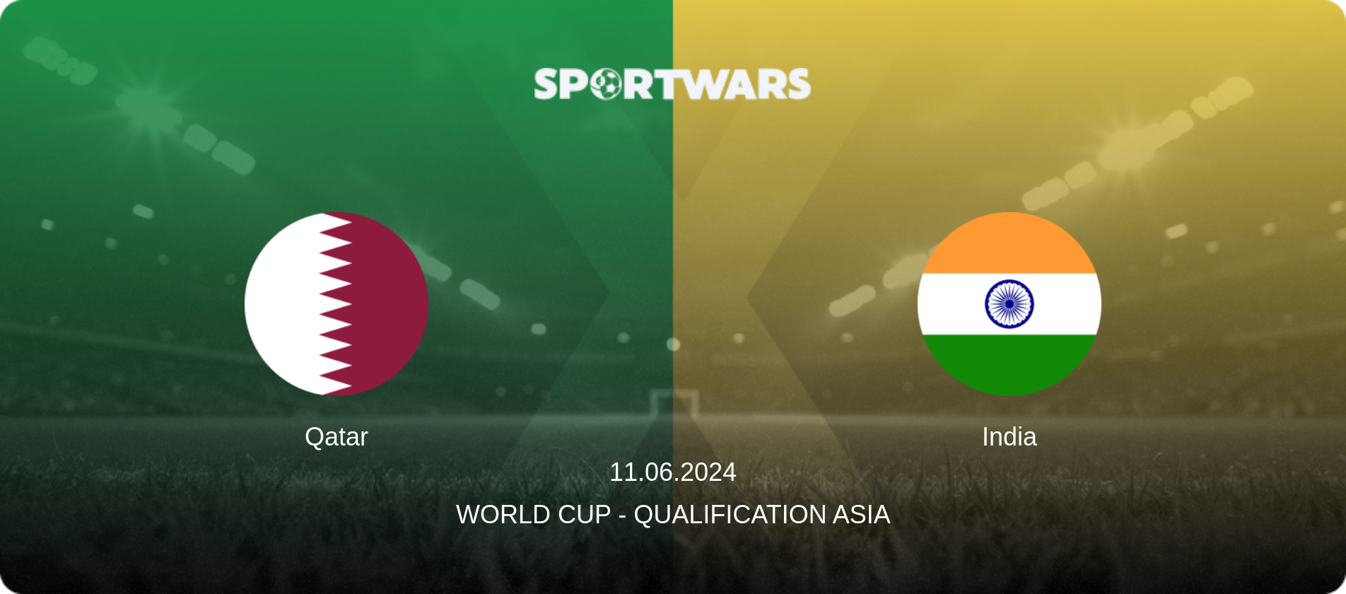 Qatar — India, 11.06.2024 — World Cup - Qualification Asia (match preview)