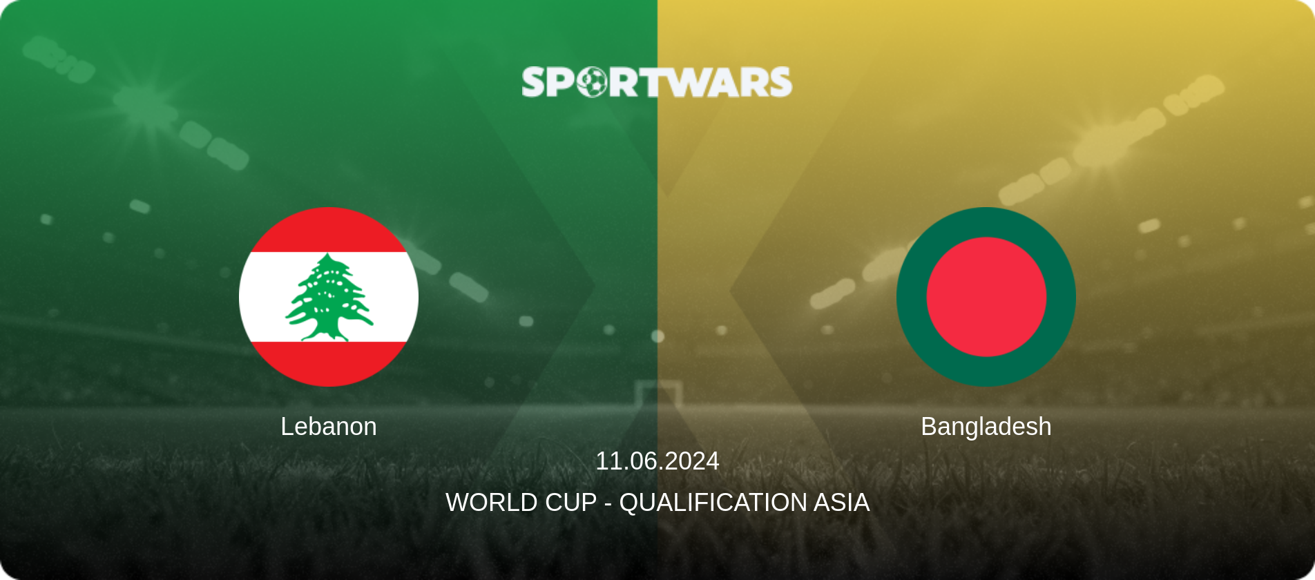 Lebanon — Bangladesh, 11.06.2024 — World Cup - Qualification Asia (match preview)