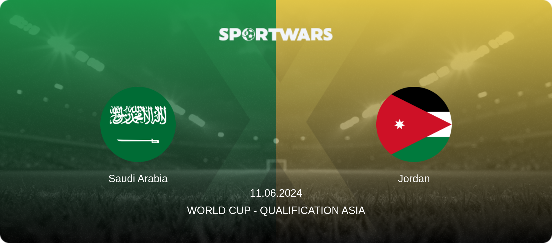Saudi Arabia — Jordan, 11.06.2024 — World Cup - Qualification Asia (match preview)