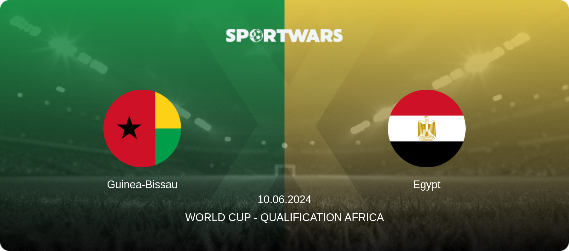 Guinea-Bissau — Egypt, 10.06.2024 — World Cup - Qualification Africa (match preview)