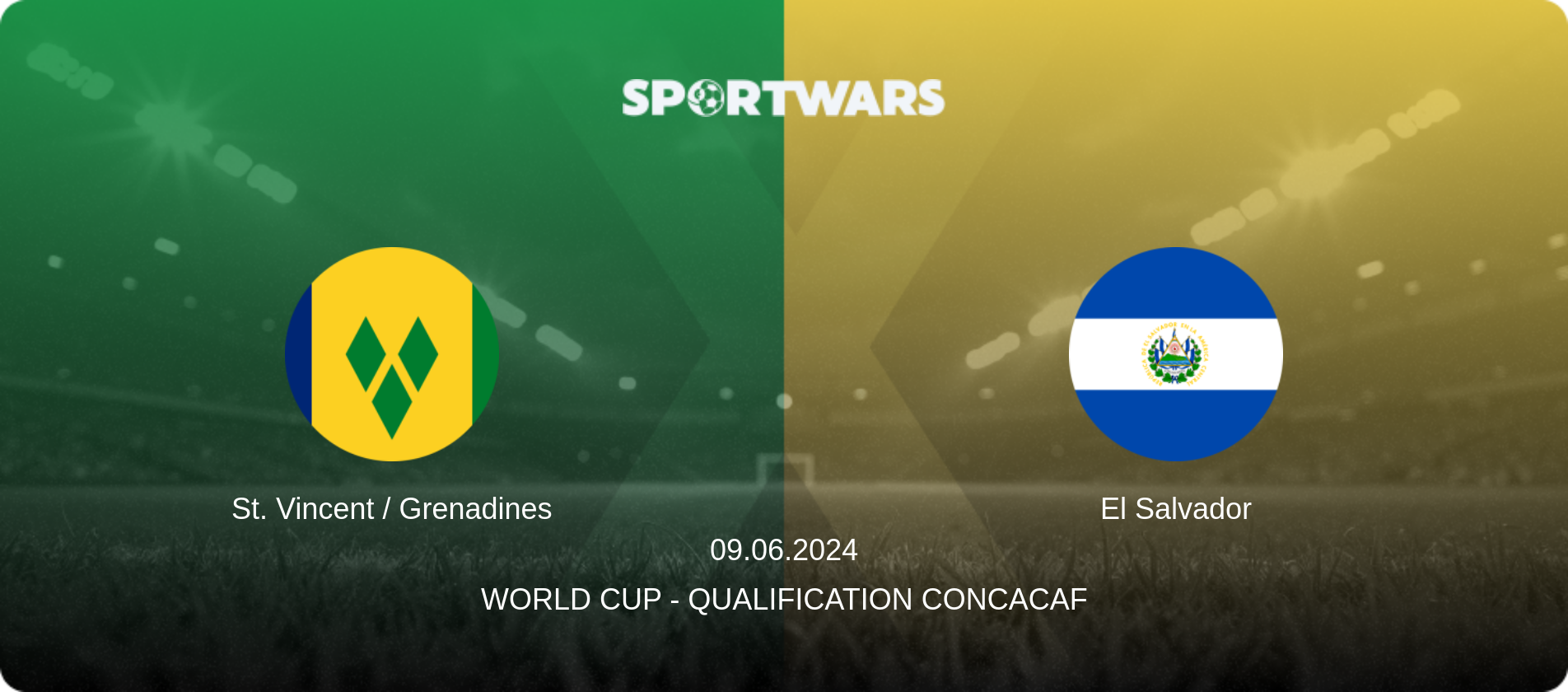 St. Vincent / Grenadines — El Salvador, 09.06.2024 — World Cup - Qualification CONCACAF (match preview)
