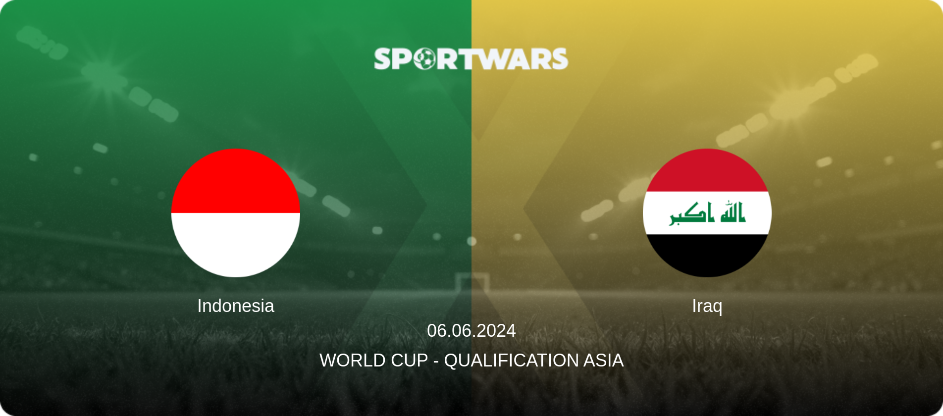 Indonesia — Iraq, 06.06.2024 — World Cup - Qualification Asia (match preview)