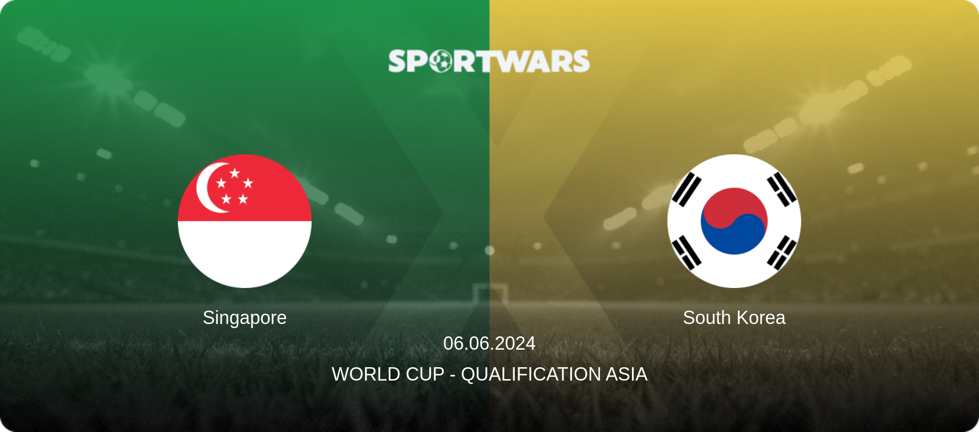 Singapore — South Korea, 06.06.2024 — World Cup - Qualification Asia (match preview)