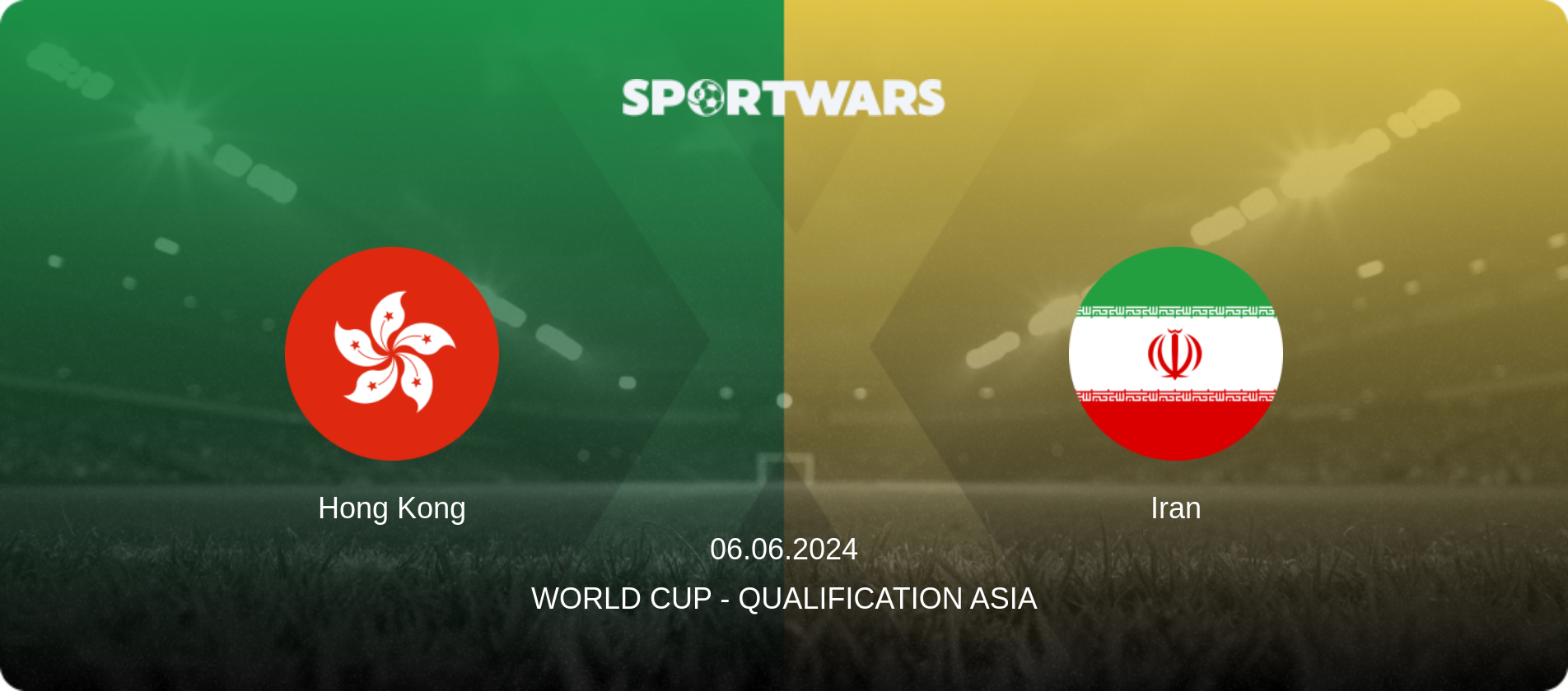 Hong Kong — Iran, 06.06.2024 — World Cup - Qualification Asia (match preview)