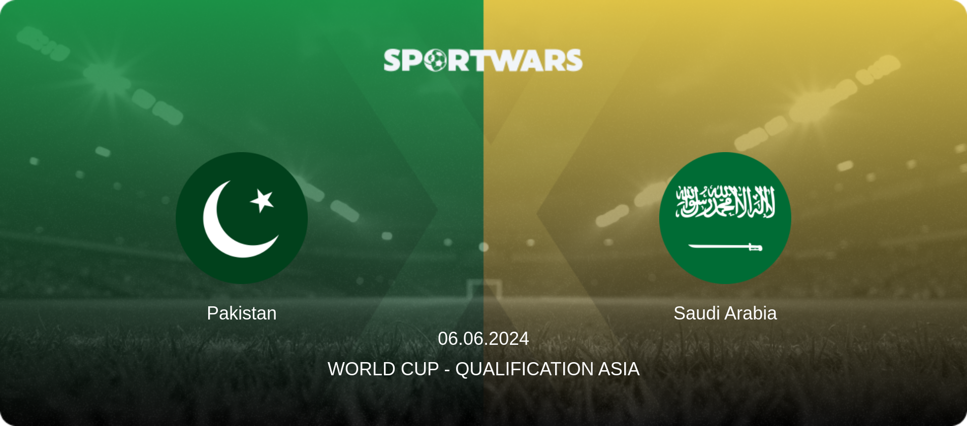 Pakistan — Saudi Arabia, 06.06.2024 — World Cup - Qualification Asia (match preview)