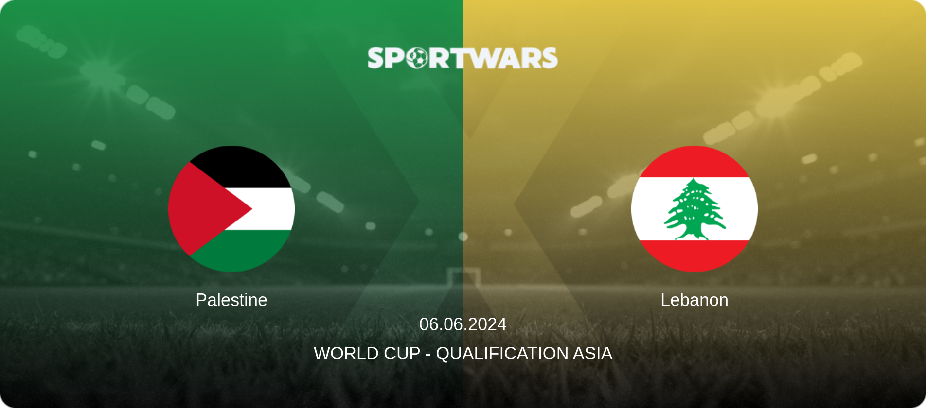 Palestine — Lebanon, 06.06.2024 — World Cup - Qualification Asia (match preview)