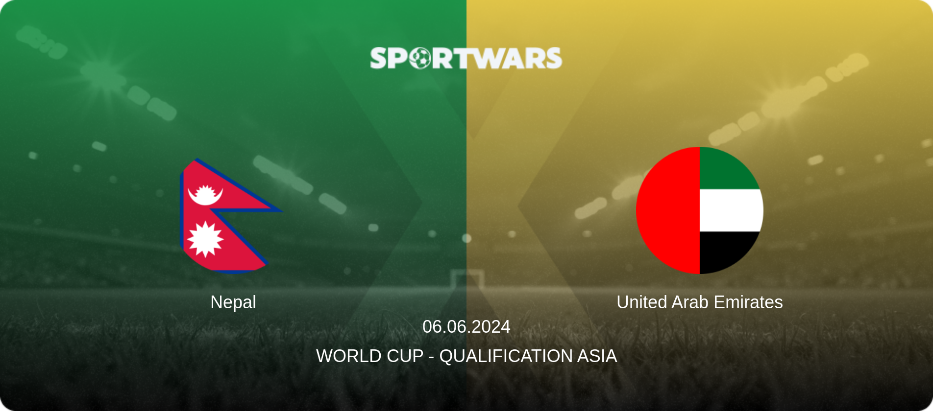 Nepal — United Arab Emirates, 06.06.2024 — World Cup - Qualification Asia (match preview)