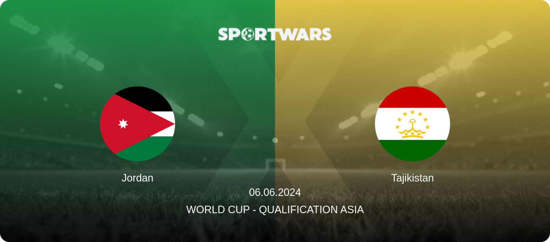 Jordan — Tajikistan, 06.06.2024 — World Cup - Qualification Asia (match preview)