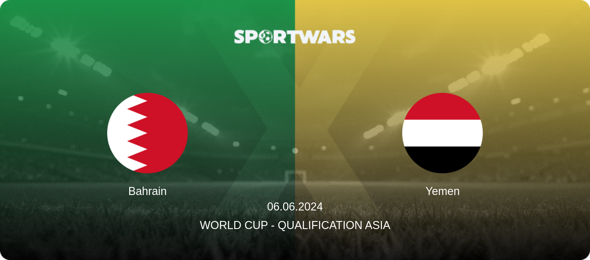 Bahrain — Yemen, 06.06.2024 — World Cup - Qualification Asia (match preview)