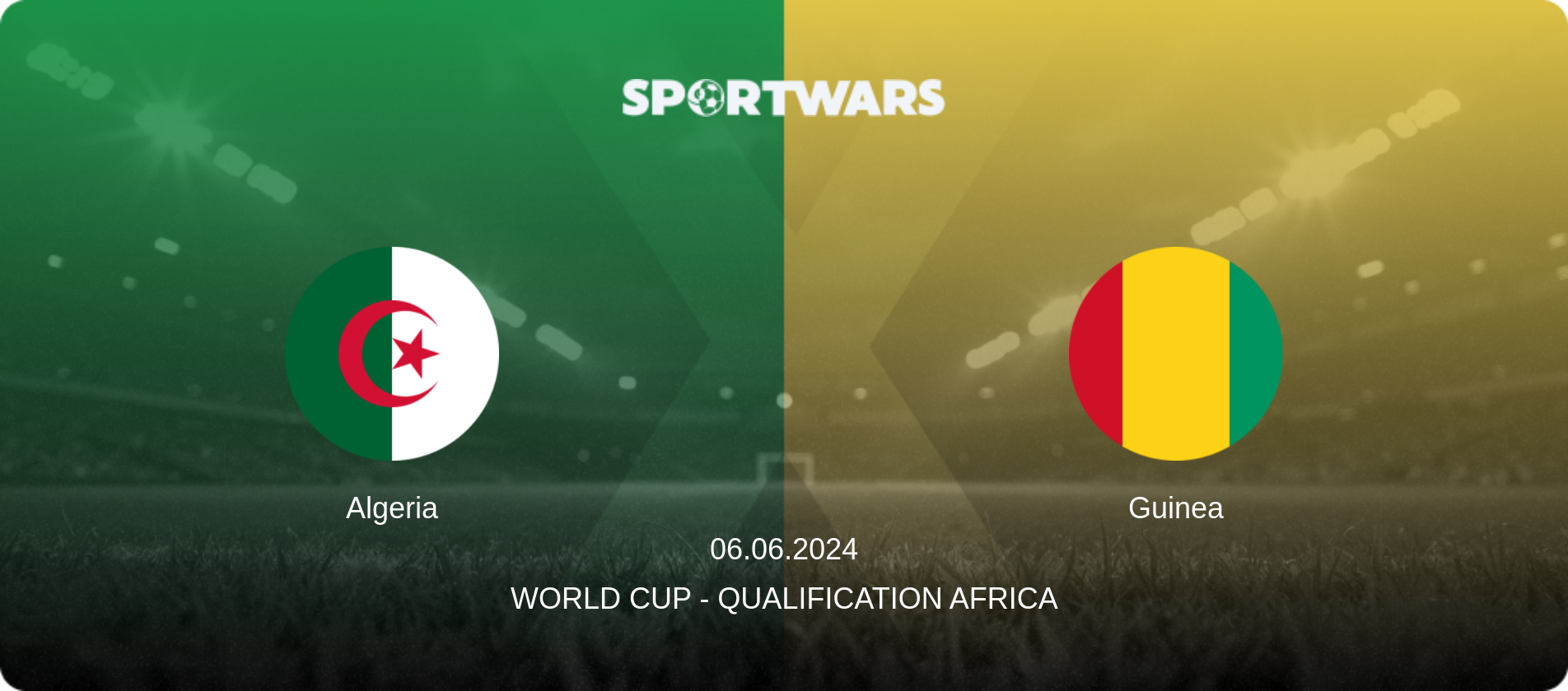 Algeria — Guinea, 06.06.2024 — World Cup - Qualification Africa (match preview)