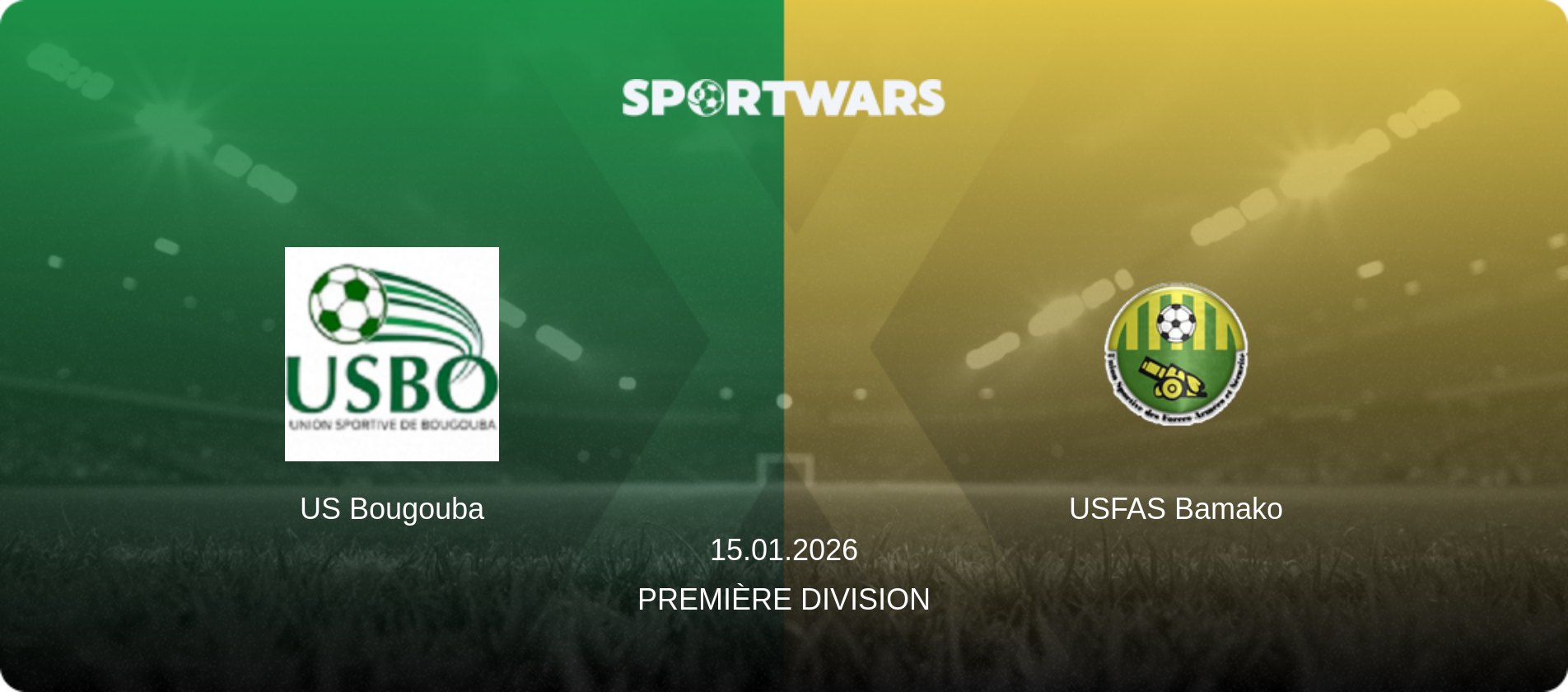 US Bougouba — USFAS Bamako, 15.01.2026 — Première Division (match preview)