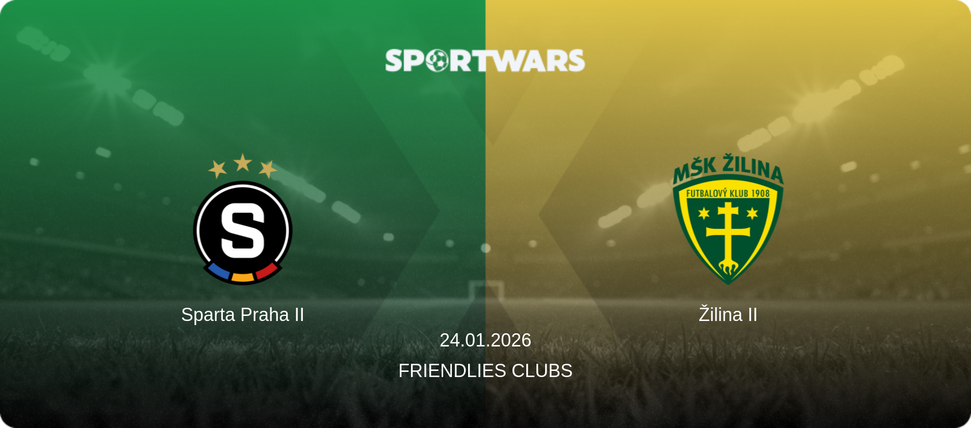 Sparta Praha II — Žilina II, 24.01.2026 — Friendlies Clubs (match preview)