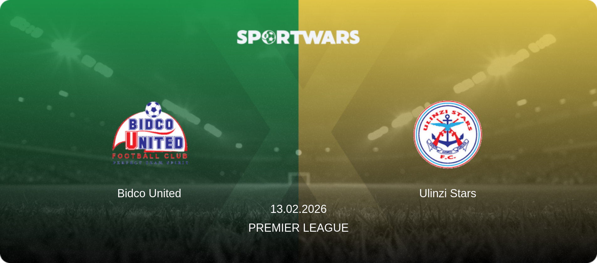 Bidco United — Ulinzi Stars, 13.02.2026 — Premier League (match preview)