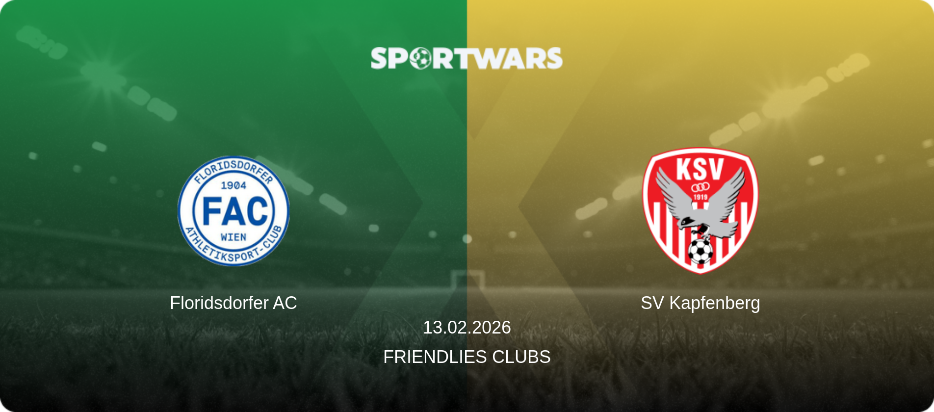 Floridsdorfer AC — SV Kapfenberg, 13.02.2026 — Friendlies Clubs (match preview)