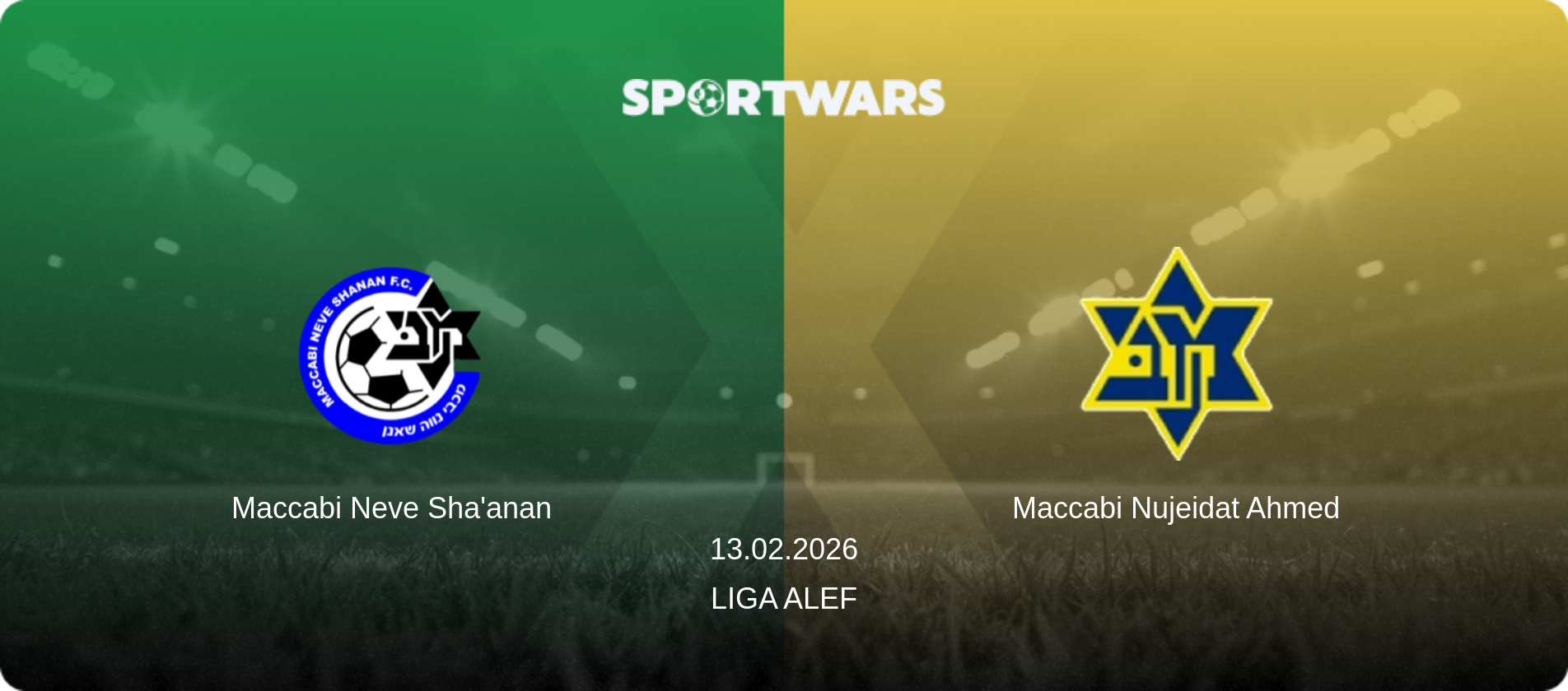 Maccabi Neve Sha'anan — Maccabi Nujeidat Ahmed, 13.02.2026 — Liga Alef (match preview)