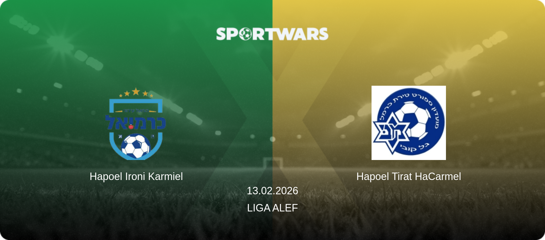 Hapoel Ironi Karmiel — Hapoel Tirat HaCarmel, 13.02.2026 — Liga Alef (match preview)