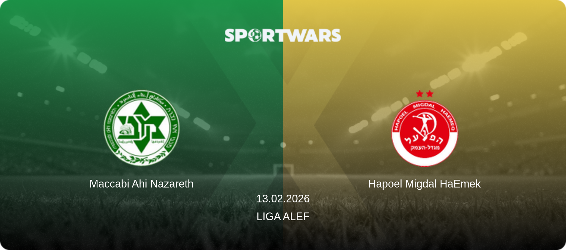 Maccabi Ahi Nazareth — Hapoel Migdal HaEmek, 13.02.2026 — Liga Alef (match preview)