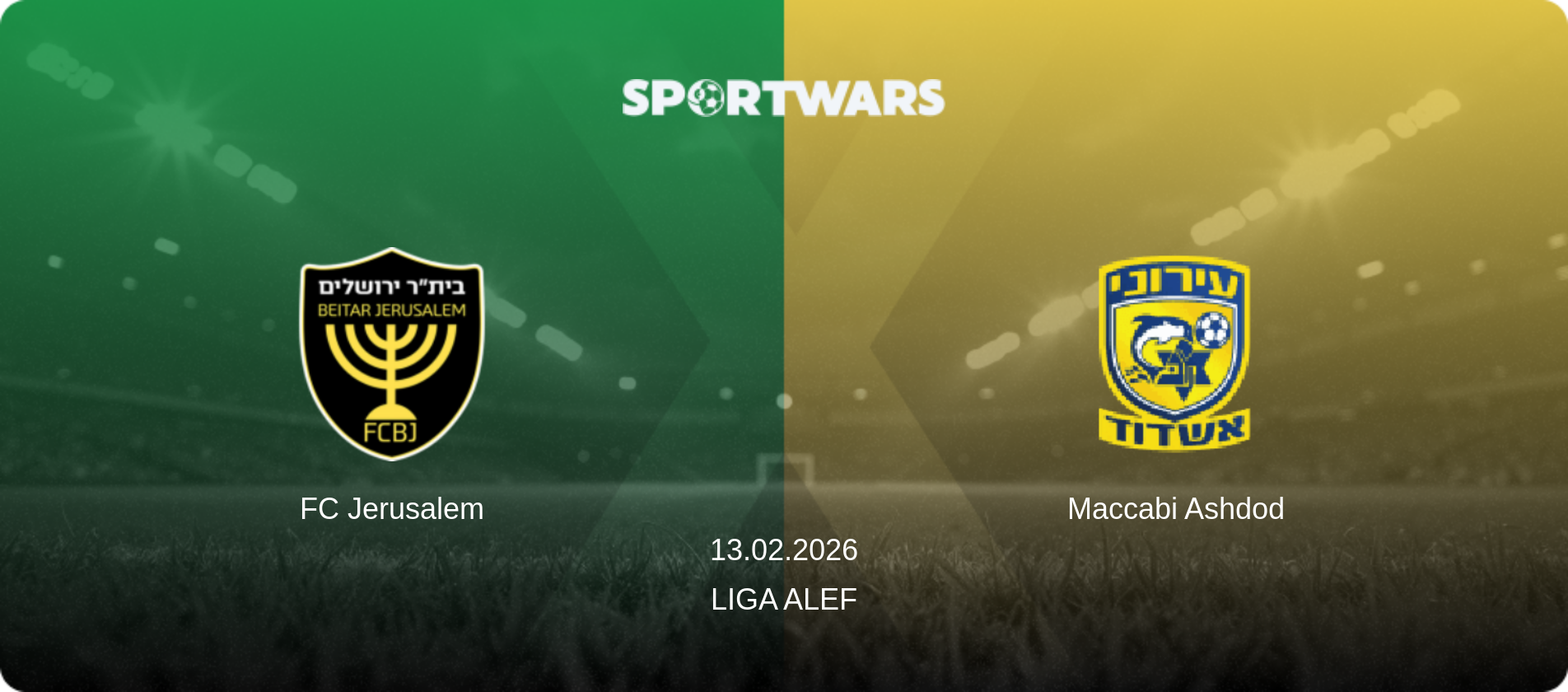 FC Jerusalem — Maccabi Ashdod, 13.02.2026 — Liga Alef (match preview)