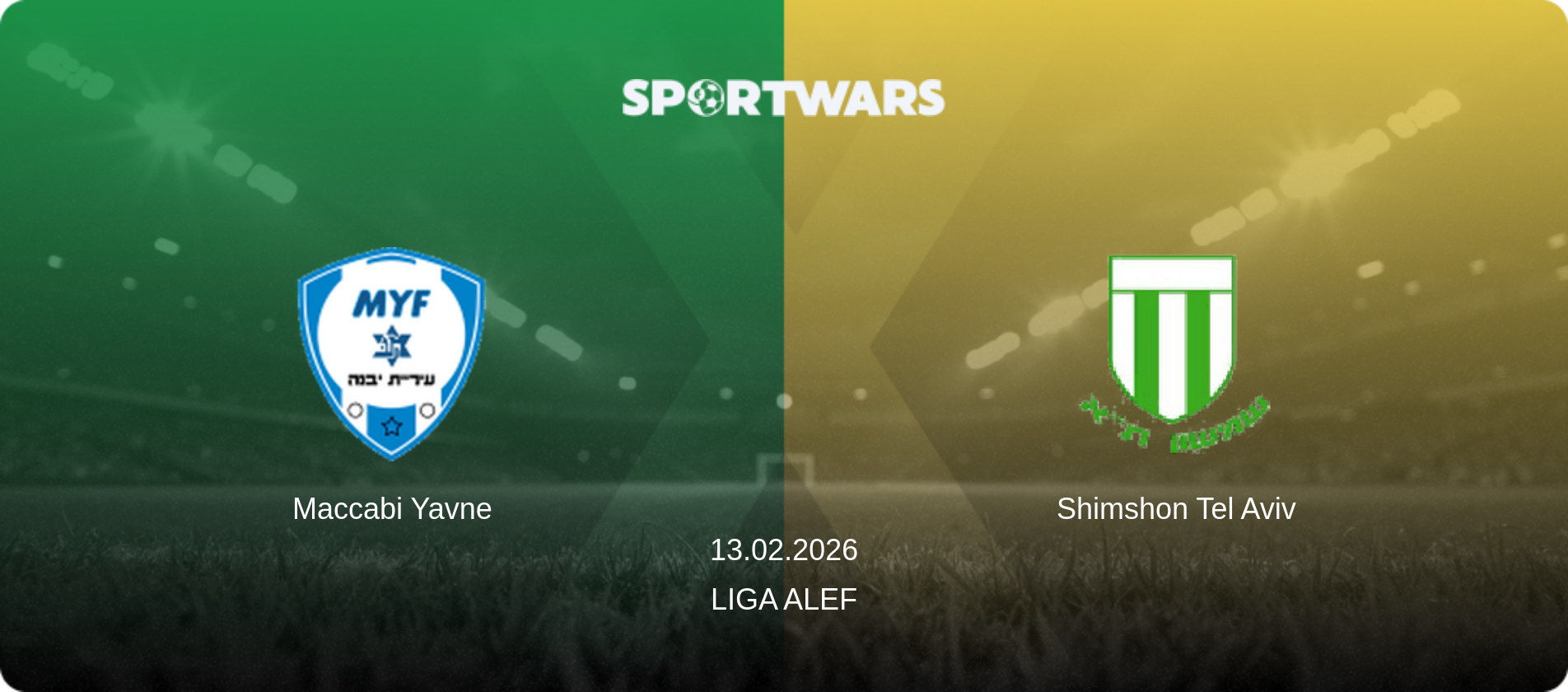 Maccabi Yavne — Shimshon Tel Aviv, 13.02.2026 — Liga Alef (match preview)