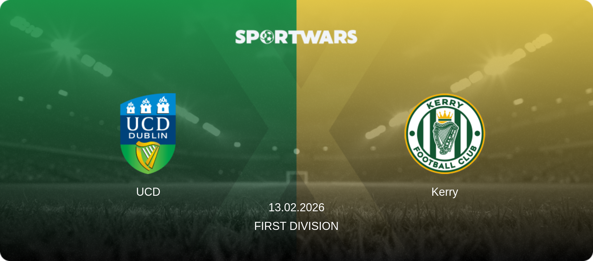 UCD — Kerry, 13.02.2026 — First Division (match preview)