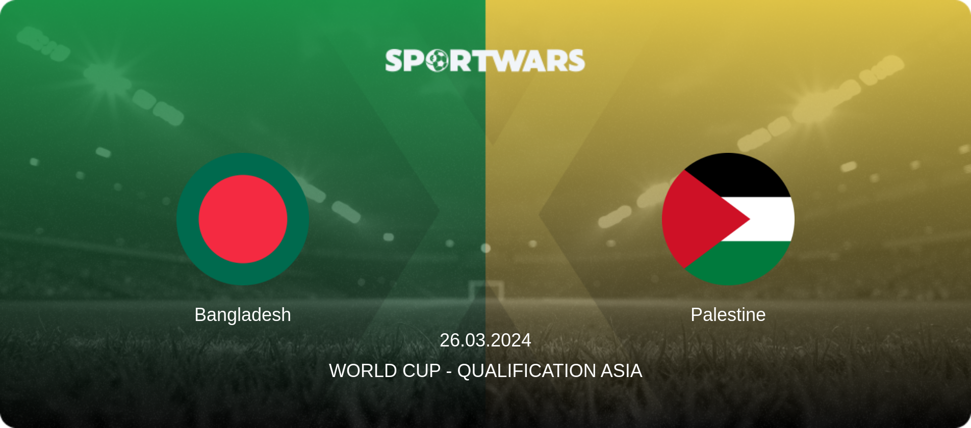 Bangladesh — Palestine, 26.03.2024 — World Cup - Qualification Asia (match preview)
