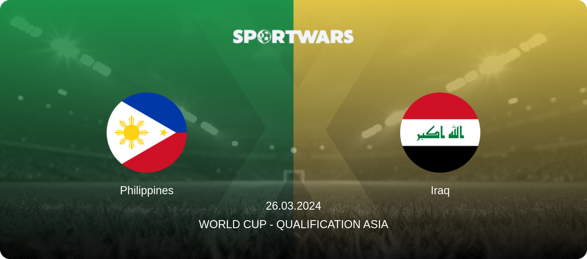 Philippines — Iraq, 26.03.2024 — World Cup - Qualification Asia (match preview)