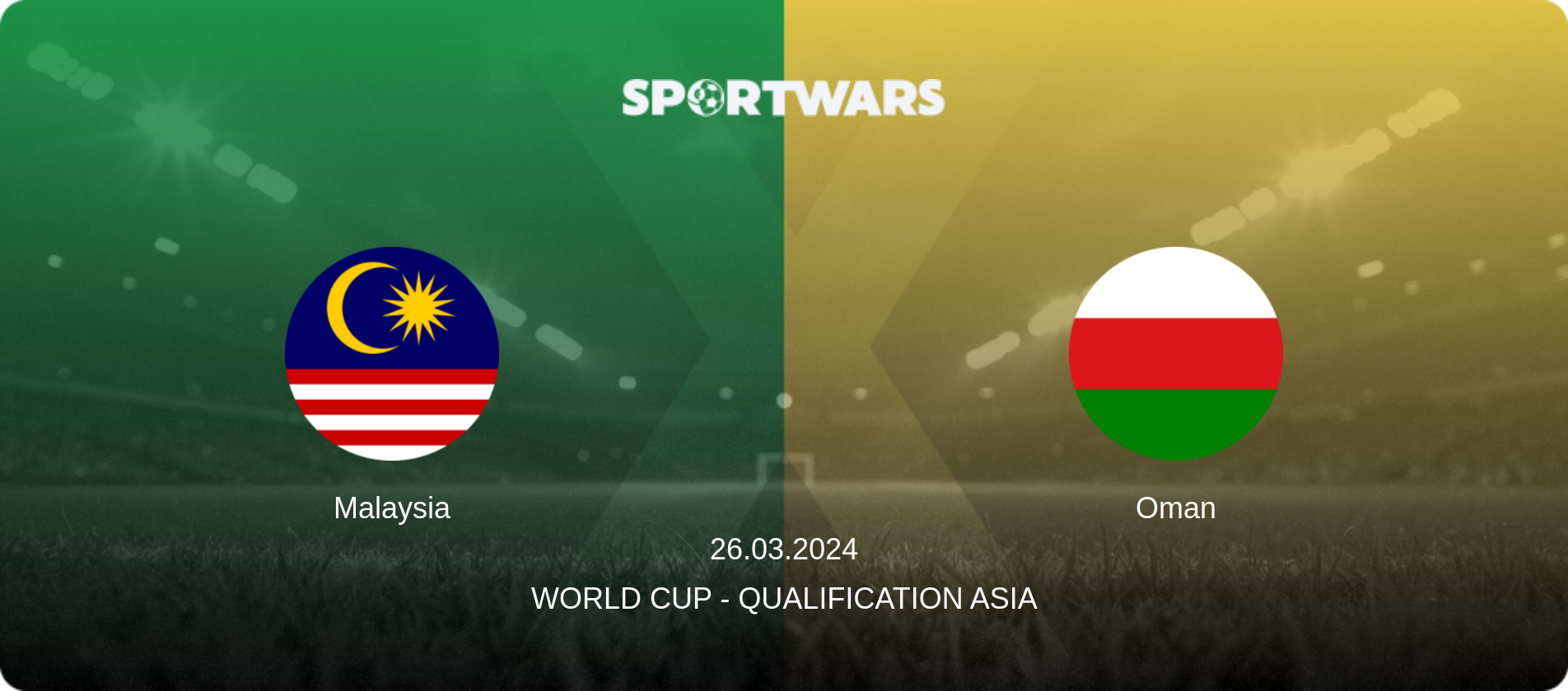 Malaysia — Oman, 26.03.2024 — World Cup - Qualification Asia (match preview)