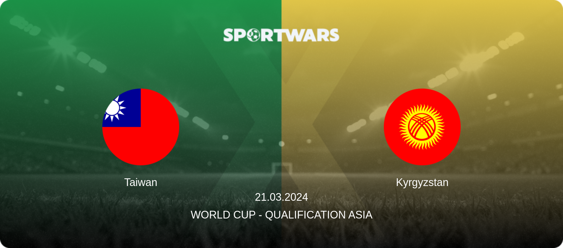 Taiwan — Kyrgyzstan, 21.03.2024 — World Cup - Qualification Asia (match preview)