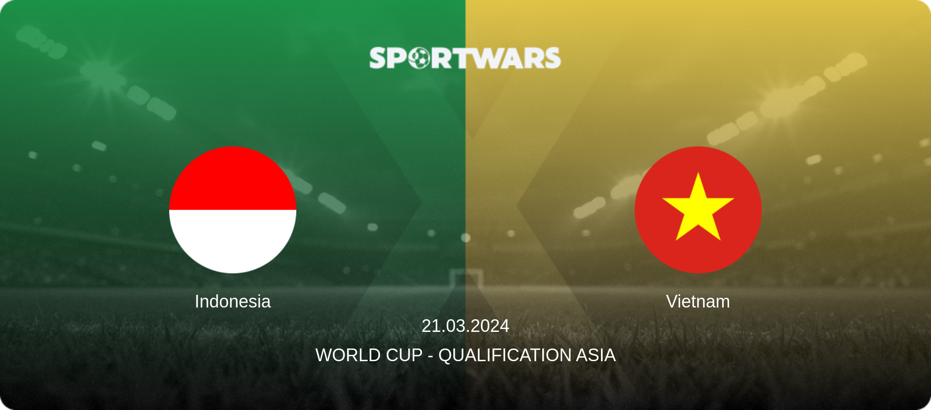 Indonesia — Vietnam, 21.03.2024 — World Cup - Qualification Asia (match preview)