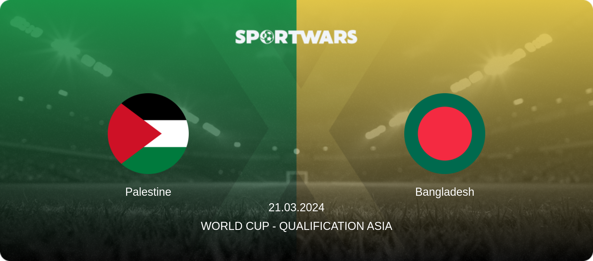 Palestine — Bangladesh, 21.03.2024 — World Cup - Qualification Asia (match preview)
