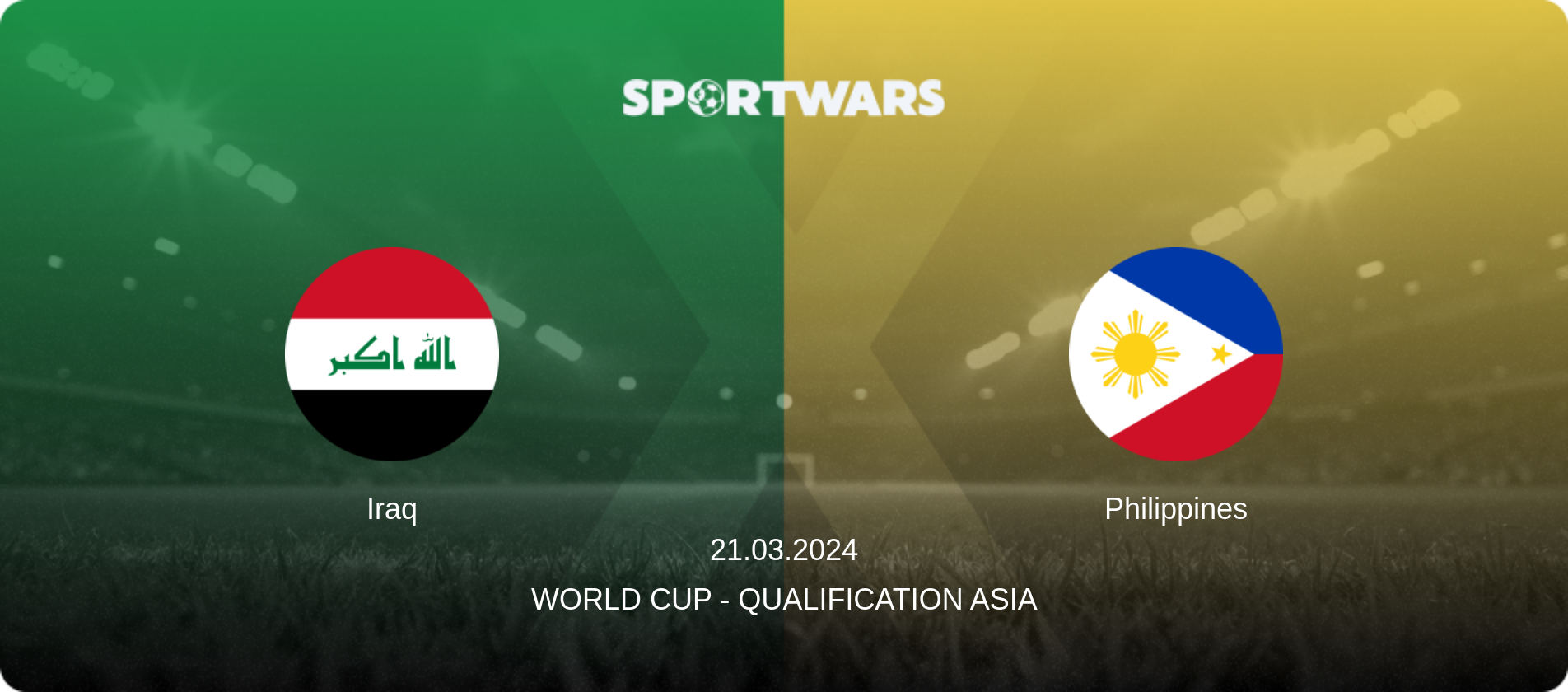 Iraq — Philippines, 21.03.2024 — World Cup - Qualification Asia (match preview)