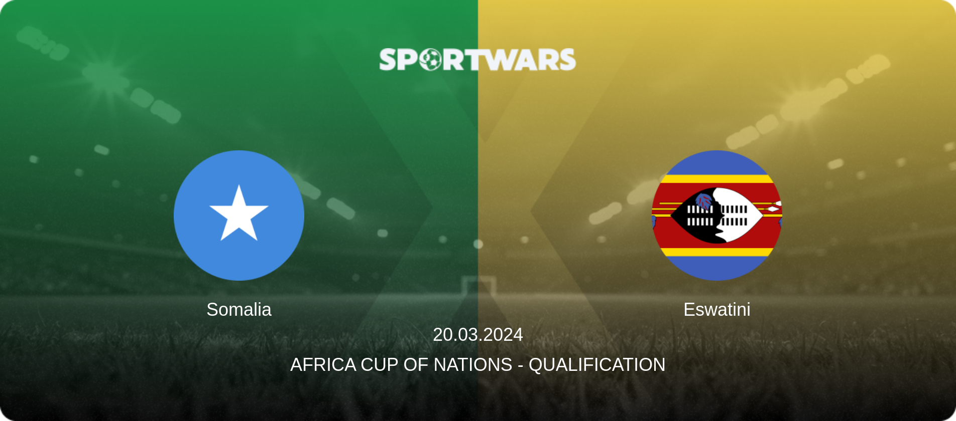 Somalia — Eswatini, 20.03.2024 — Africa Cup of Nations - Qualification (match preview)