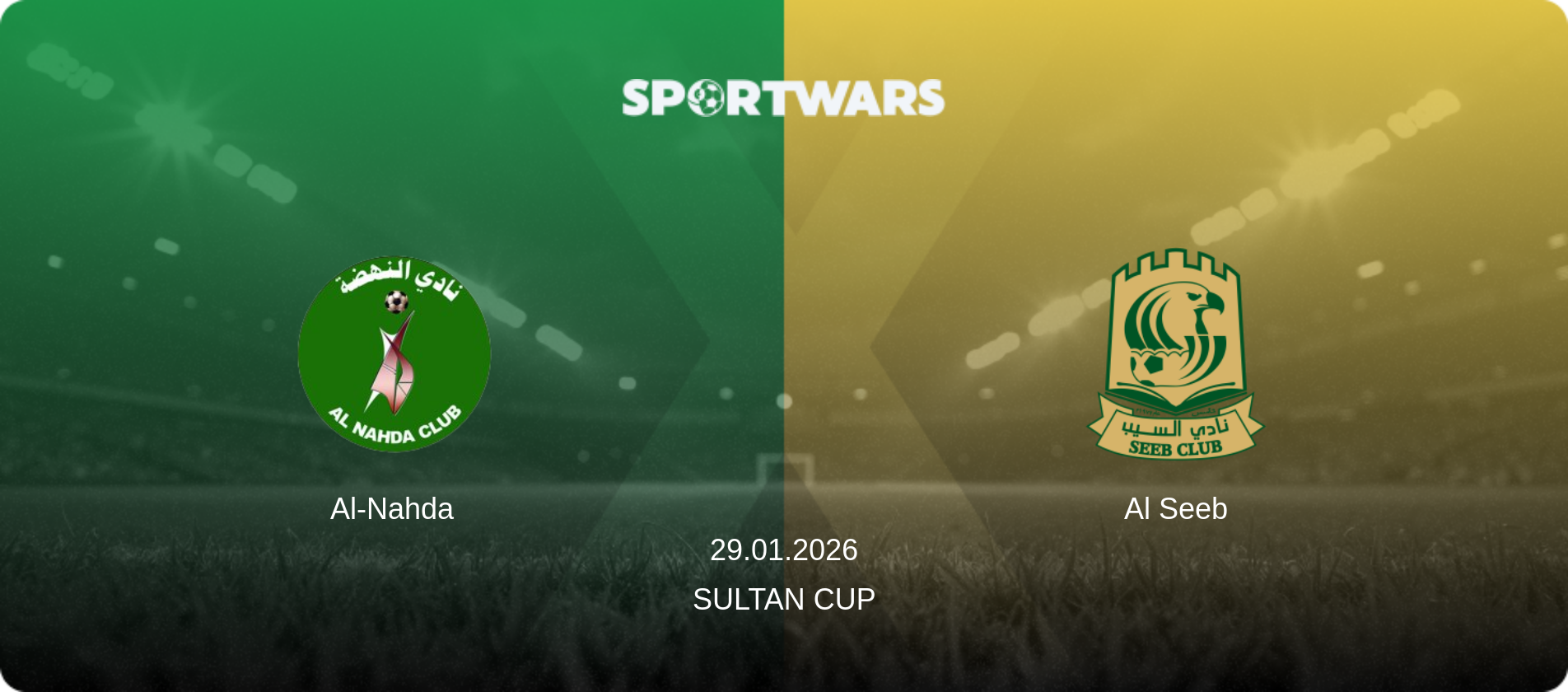 Al-Nahda — Al Seeb, 29.01.2026 — Sultan Cup (match preview)