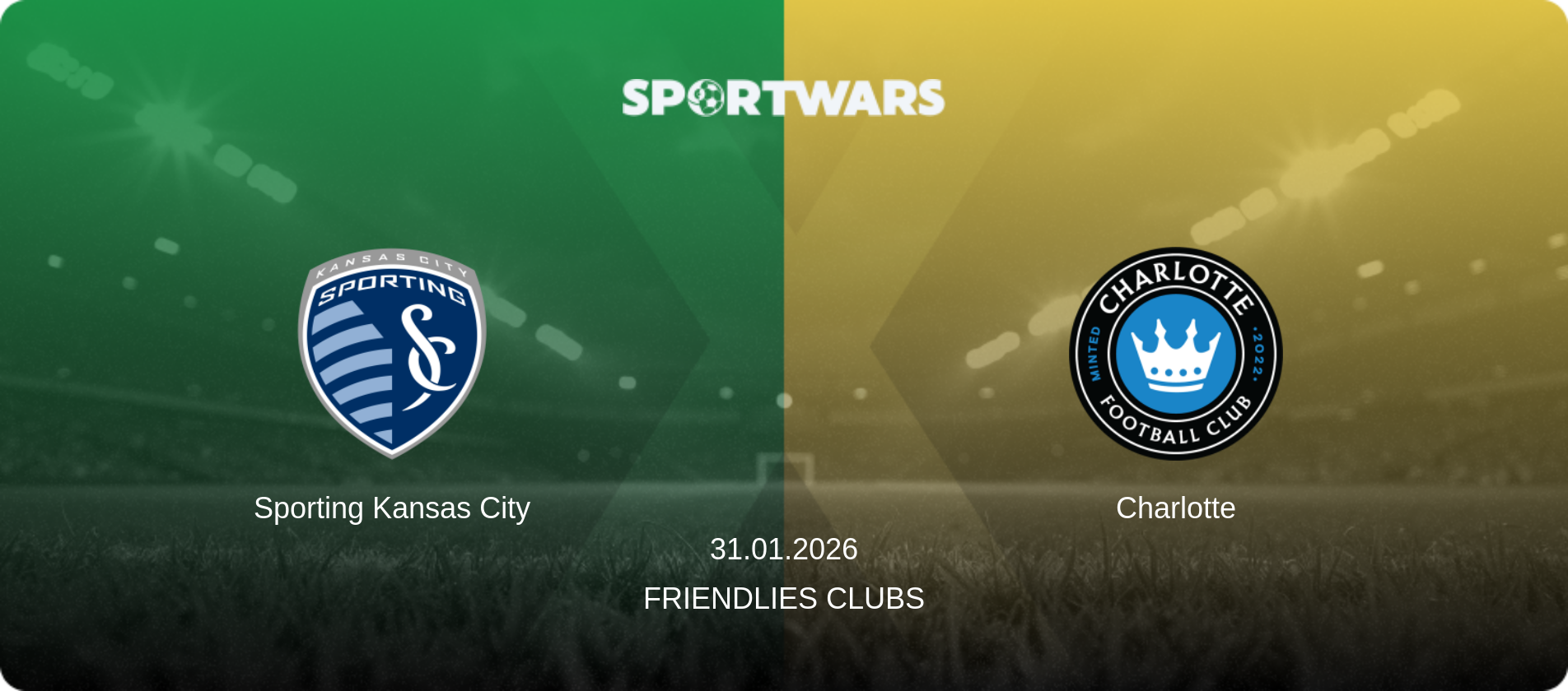 Sporting Kansas City — Charlotte, 31.01.2026 — Friendlies Clubs (match preview)