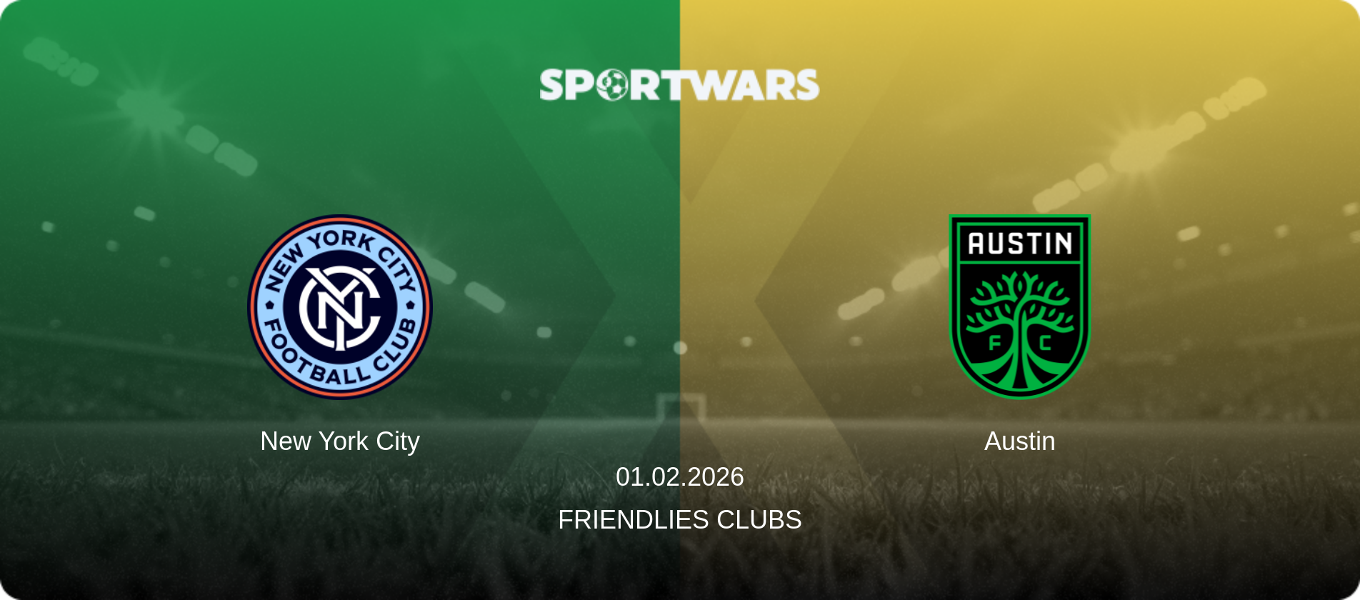 New York City — Austin, 01.02.2026 — Friendlies Clubs (match preview)