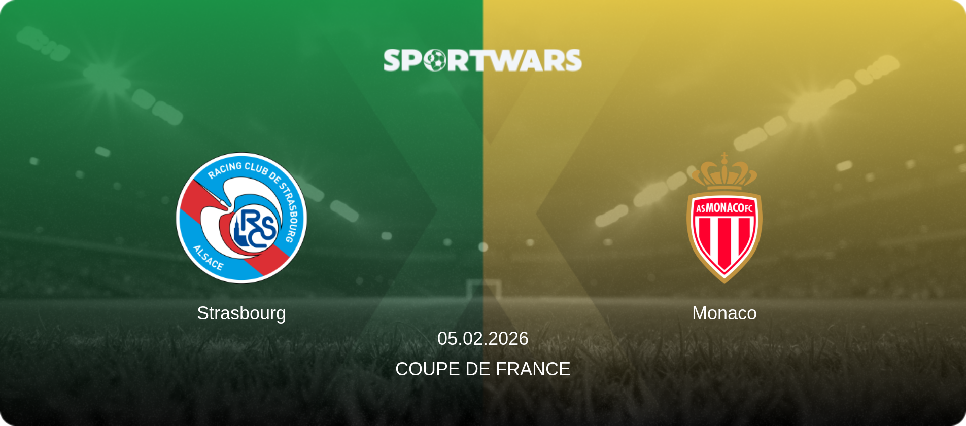 Strasbourg — Monaco, 05.02.2026 — Coupe de France (match preview)