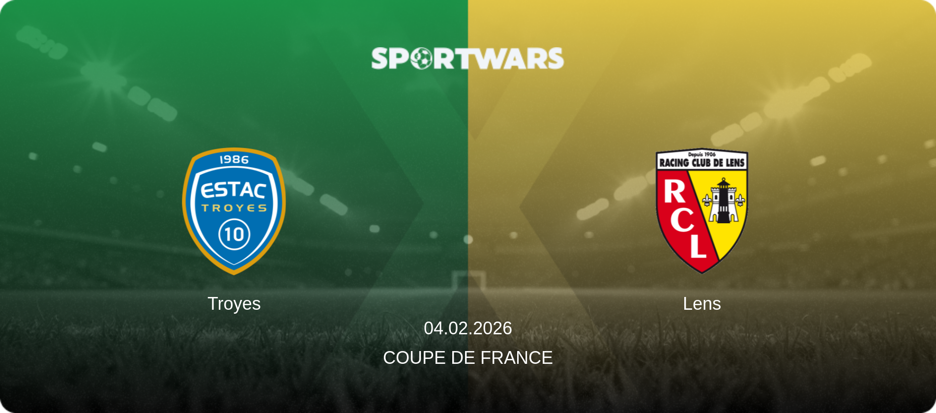 Troyes — Lens, 04.02.2026 — Coupe de France (match preview)