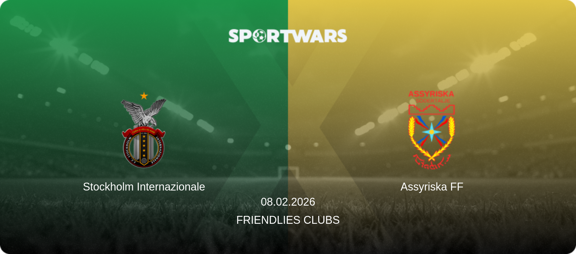 Stockholm Internazionale — Assyriska FF, 08.02.2026 — Friendlies Clubs (match preview)